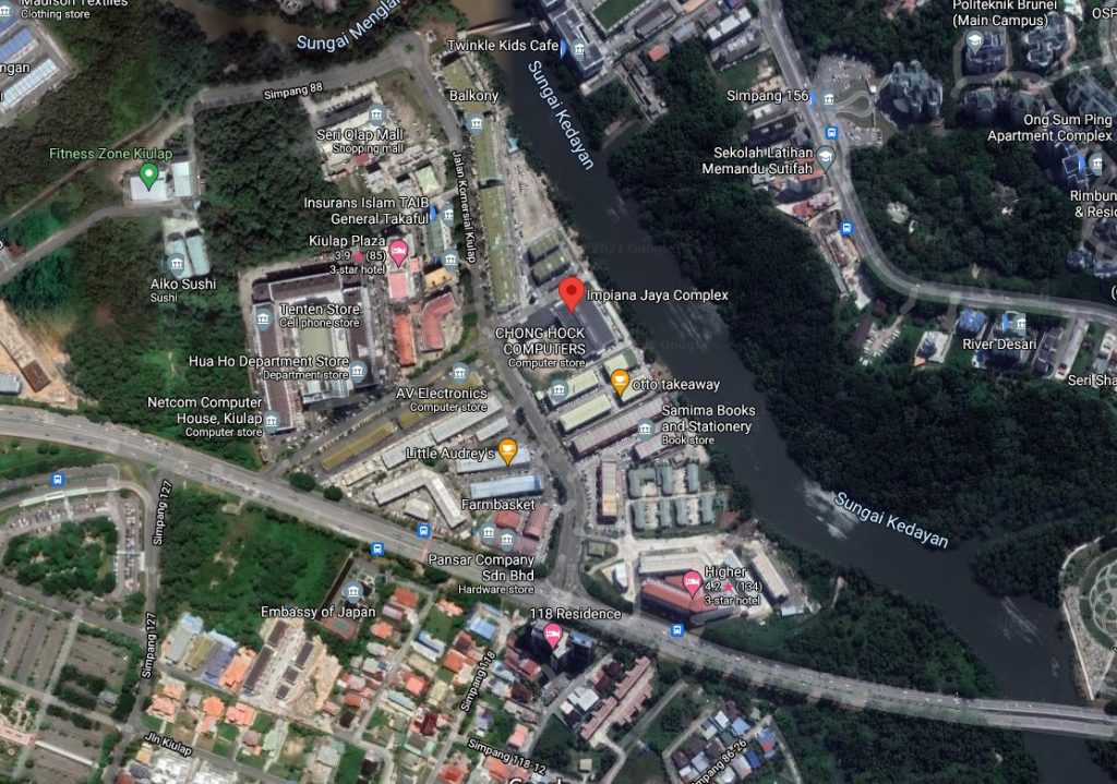 AIC New Office at Impiana Jaya Complex Kg Kiulap Map Audley Insurance